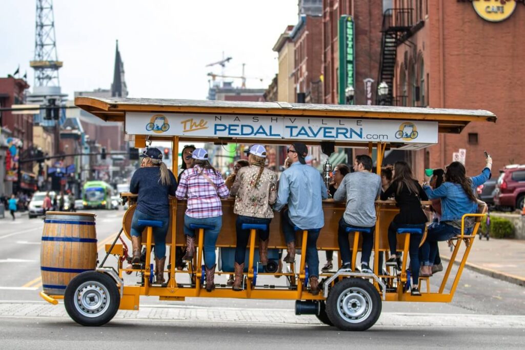 pedal tavern tour nashville tn