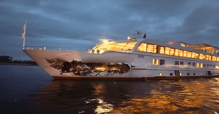 A Drunk Captain Just Crashed Into A River Cruise Ship In Germany