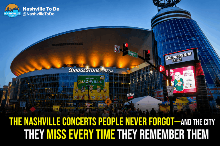 The Nashville Concerts People Still Talk About Decades Later