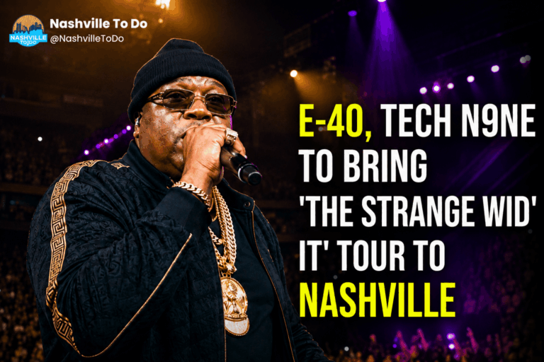 E-40 And Tech N9ne Are Bringing A Massive Hip-Hop Tour To Nashville