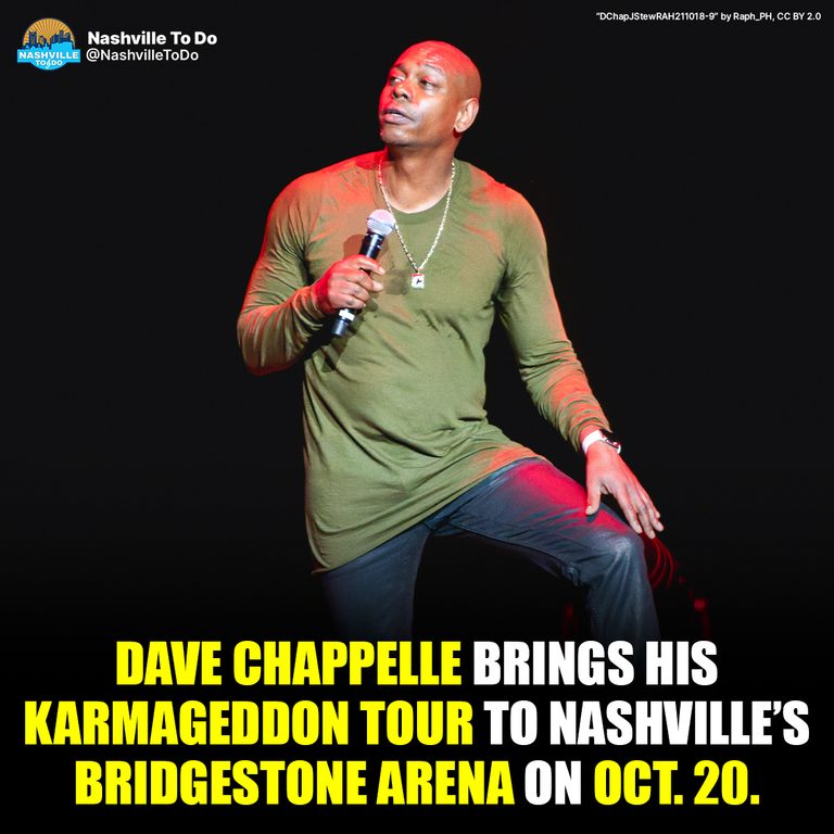 Dave Chappelle Is Opening His New Tour in Nashville — and Your Phone Is Staying in a Pouch
