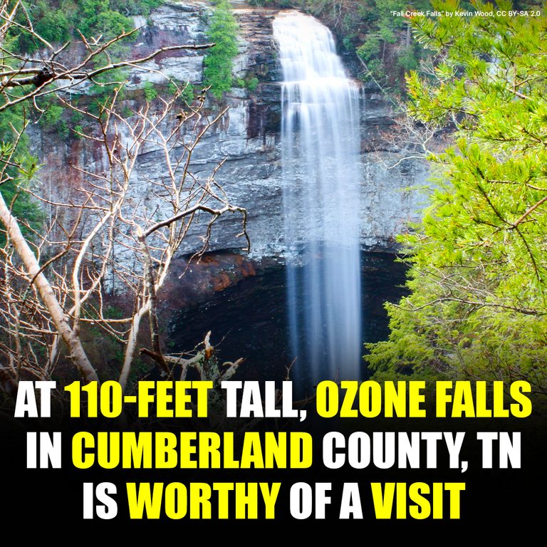 This 110-Foot Tennessee Waterfall Has a Hidden Creek and a Hollywood Past