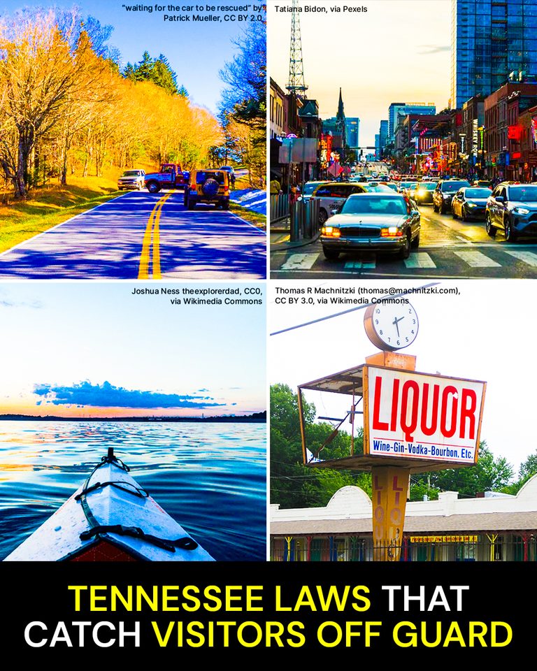 Tennessee Laws That Catch Visitors Off Guard