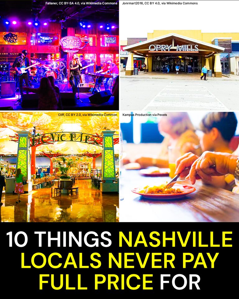 10 Things Nashville Locals Never Pay Full Price For