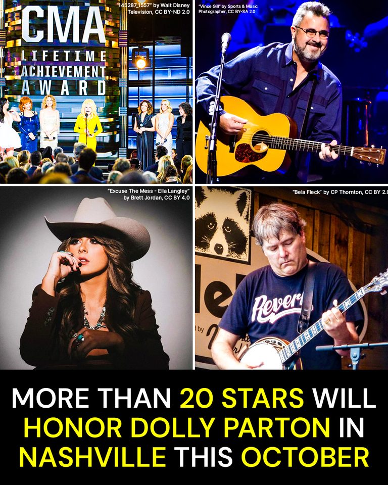 More Than 20 Stars Will Honor Dolly Parton in Nashville This October