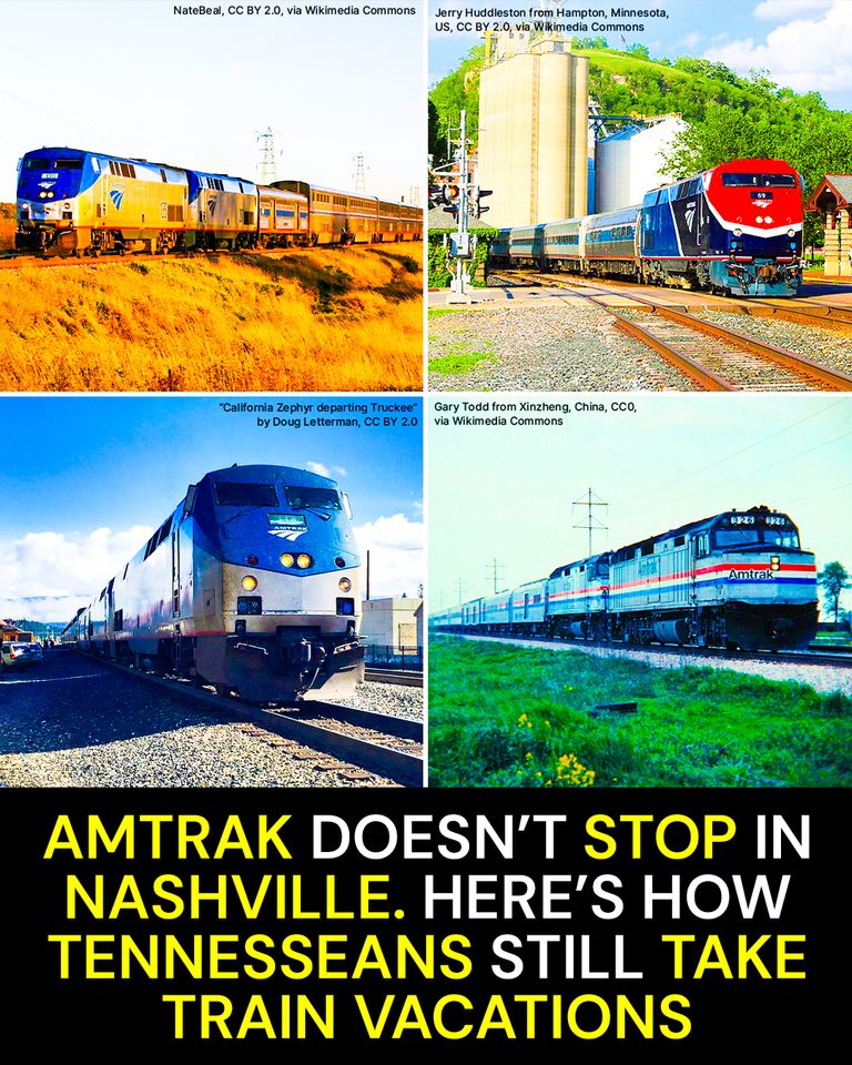 Amtrak Doesn’t Stop in Nashville. Here’s How Tennesseans Still Take Train Vacations