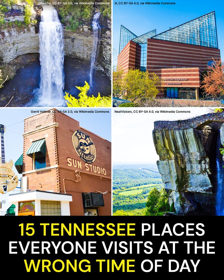 15 Tennessee Places Everyone Visits at the Wrong Time of Day